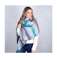 Feelgoodz Artisan Woven Josephina Acrylic / Cotton Blend Oversized Wrap Scarf