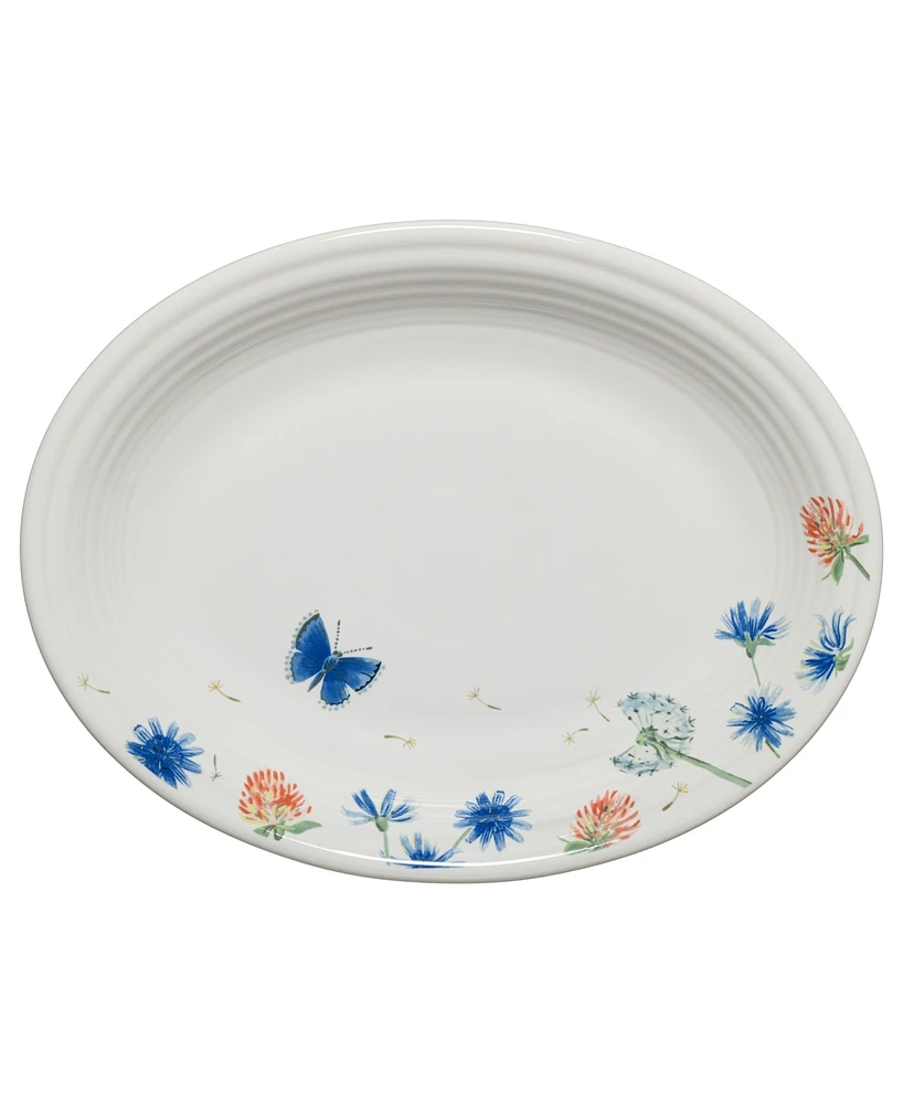 Fiesta Breezy Floral Oval Platter