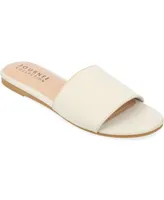 Journee Collection Women's Kolinna Slip On Flat Sandals