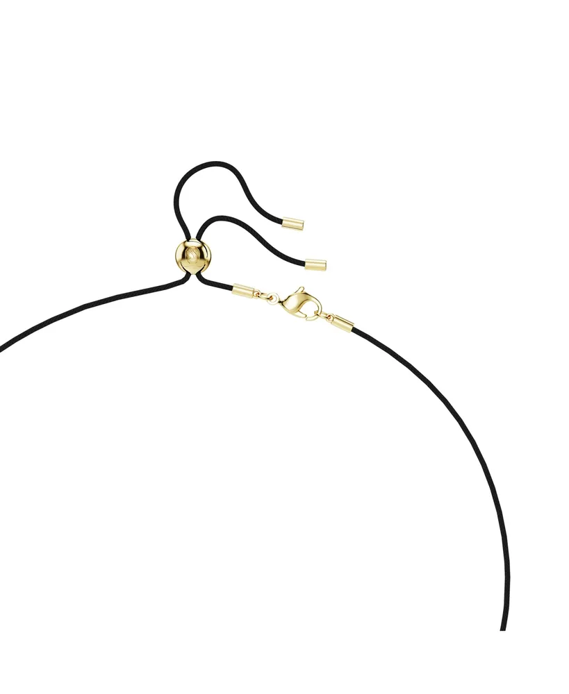 Swarovski Round Cut, Shell, White, Mixed Metal Finish Idyllia Pendant Necklace