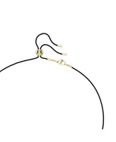 Swarovski Round Cut, Shell, White, Mixed Metal Finish Idyllia Pendant Necklace