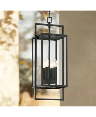 Possini Euro Design Jericho Modern Industrial Outdoor Hanging Ceiling Light 4