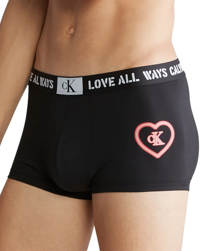 Calvin Klein Men's Love All Ways Low-Rise Logo Trunks