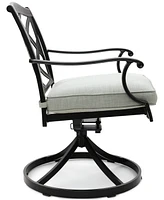 Wythburn Mix and Match Lattice Outdoor Swivel Chair