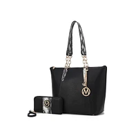 Mkf Collection Ximena Tote Bag with Wristlet Wallet by Mia K