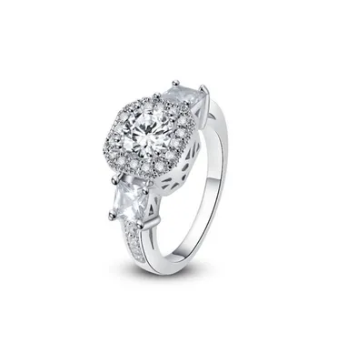 Cubic Zirconia Rings- "Exotic Crystal Ring"