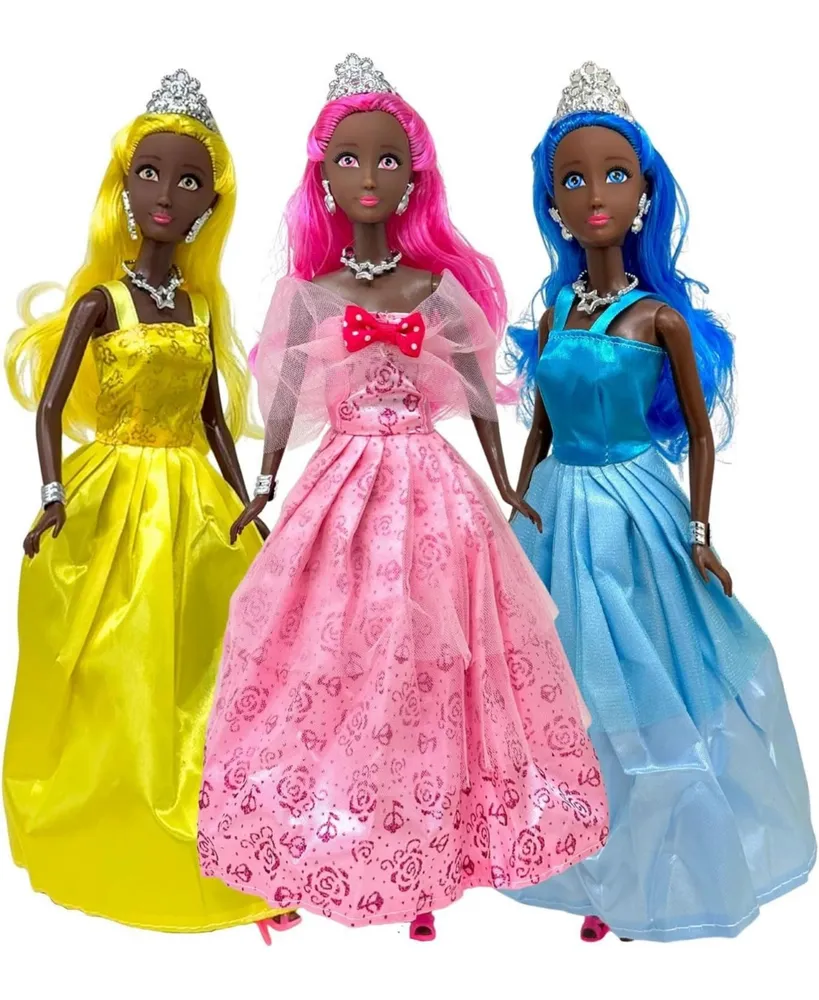 The New York Doll Collection 11.5 Inch Princess Dolls 3 Pack - Macy's