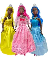 The New York Doll Collection 11.5 Inch Princess Dolls 3 Pack