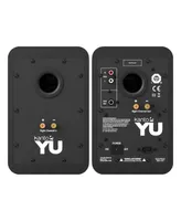 Kanto Yu Powered Bookshelf Speaker with Bluetooth & Rca Input (Matte Black) - Pair