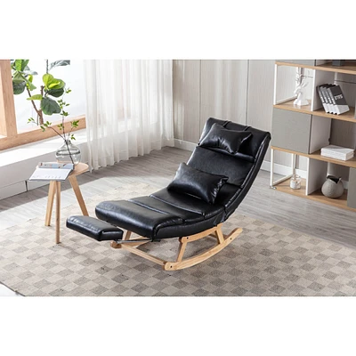 Simplie Fun Living Room Comfortable Rocking Chair Living Room Chair