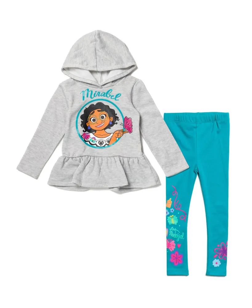 Disney Lilo & Stitch Little Girls French Terry Zip Up Cosplay Hoodie Blue 4