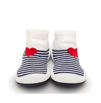 Komuello Baby Breathable Washable Non-Slip Sock Shoes - Heartbreaker