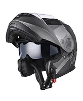Ahr Run-M3 Modular Flip Up Helmet Full Face Dual Visor Dot Motorcycle Bike Xxl