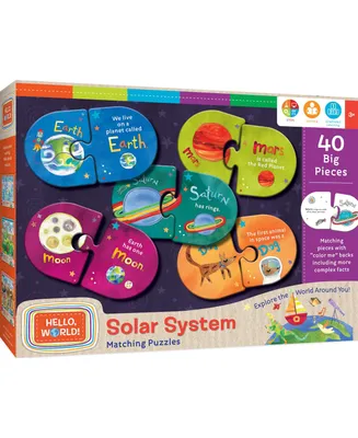 Masterpieces Hello World - Solar System Matching Kids and Family Puzzle Game