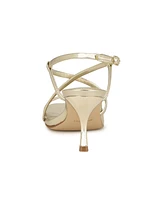 Nine West Women's Haya Strappy Square Toe Dress Sandals