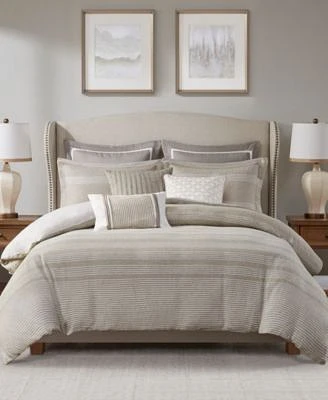 Madison Park Signature Carmel Oversized Jacquard Comforter Sets