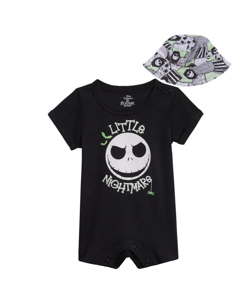 Disney Lion King Mickey Mouse Winnie the Pooh Jack Skellington Lillo & Stitch Baby Romper Bucket Sun Hat Infant Boys