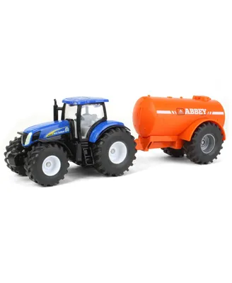 1/50 New Holland Tractor with Single-Axle Abbey Vacuum Tanker by Siku