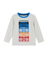 Andy & Evan Toddler Boys Toddler/Child Boombox Long Sleeve Tee Set