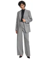 Calvin Klein Open Front Blazer Wide Leg Pants