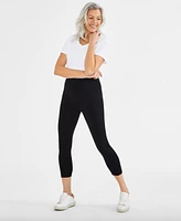 Style & Co Petite High-Rise Cropped Leggings, Created for Macy's