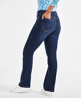 Style & Co Petite Mid-Rise Curvy Bootcut Jeans, Created for Macy's