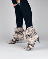 Journee Collection Women's Jo Slouchy Kitten Heel Dress Booties