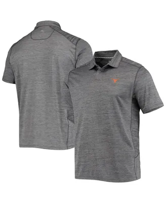 Men's Tommy Bahama Gray Texas Longhorns Delray IslandZone Polo Shirt