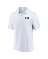 Men's Fanatics White New York Jets Component Polo Shirt