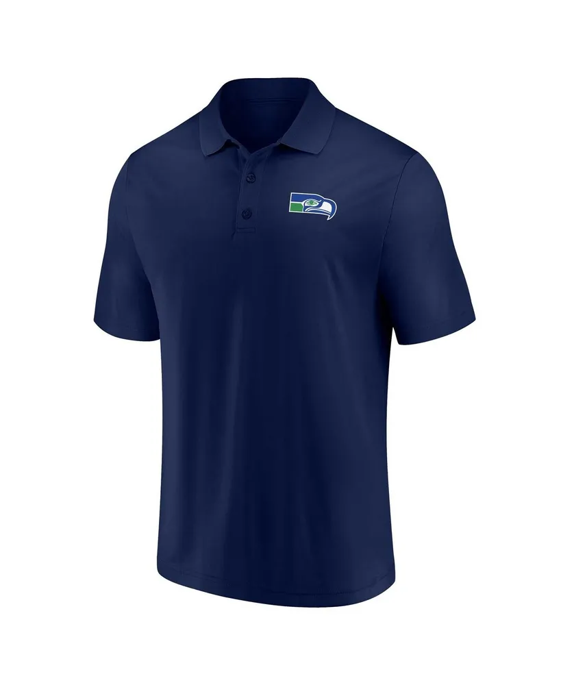 Men's Fanatics College Navy Seattle Seahawks Component Polo Shirt