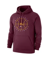 Men's Nike Maroon Minnesota Golden Gophers Basketball Icon Club Fleece Pullover Hoodie