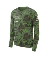 Men's Nike Camo Texas Longhorns Military-Inspired Long Sleeve T-shirt