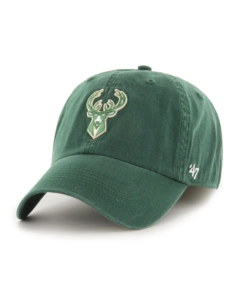 Men's '47 Brand Hunter Green Milwaukee Bucks Classic Franchise Fitted Hat