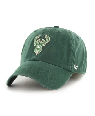 Men's '47 Brand Hunter Green Milwaukee Bucks Classic Franchise Fitted Hat