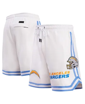 Men's Pro Standard White Los Angeles Chargers Classic Chenille Shorts