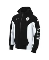 Men's Nike Black Brooklyn Nets 2023/24 Authentic Showtime Full-Zip Hoodie