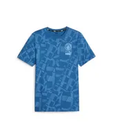 Men's Puma Blue Manchester City FtblCore Allover Print T-shirt