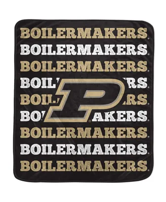 Pegasus Home Fashions Purdue Boilermakers 60'' x 70'' Logo Wordmark Plush Blanket