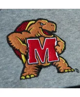 Men's Mitchell & Ness Red Maryland Terrapins Head Coach Pullover Hoodie