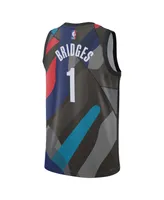 Men's and Women's Nike Mikal Bridges Black Brooklyn Nets 2023/24 Swingman Jersey - City Edition