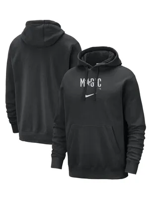 Men's Nike Black Orlando Magic 2023/24 City Edition Essential Club Pullover Hoodie