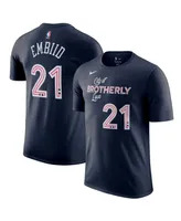 Nike Men's Nike Joel Embiid Navy Philadelphia 76ers 2023/24 City