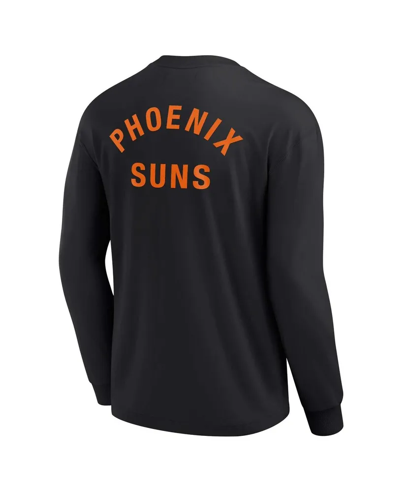 Men's and Women's Fanatics Signature Black Phoenix Suns Super Soft Long Sleeve T-shirt