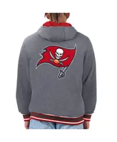 Men's G-iii Sports by Carl Banks Red, Pewter Tampa Bay Buccaneers Commemorative Reversible Full-Zip Jacket