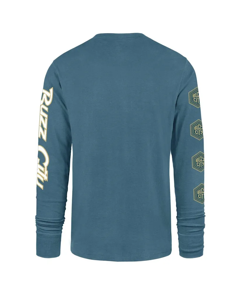 Men's '47 Brand Teal Charlotte Hornets 2023/24 City Edition Triplet Franklin Long Sleeve T-shirt