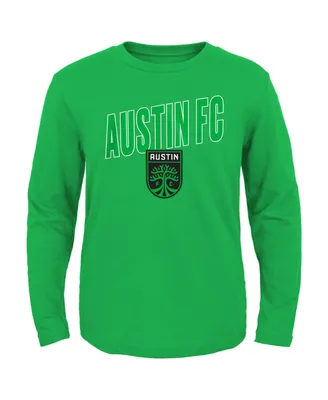 Big Boys Green Austin Fc Showtime Long Sleeve T-shirt