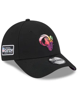 Men's New Era Black Los Angeles Rams 2023 Nfl Crucial Catch 9FORTY Adjustable Hat