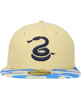 Men's New Era Gold, Blue Philadelphia Union Camo Snake 59FIFTY Fitted Hat