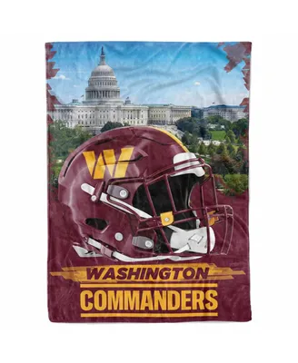 Washington Commanders 66" x 90" City Sketch Blanket