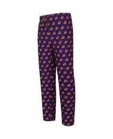 Men's Concepts Sport Purple Phoenix Suns Allover Logo Print Gauge Sleep Pants